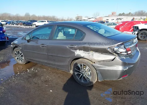 2014 Honda Civic Ex из США, поврежденный, VIN 2HGFB2F86EH515103